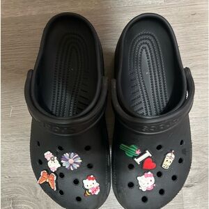Black Crocs